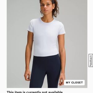 NEW LULULEMOM ALL IT TAKES TSHIRT *POWDER BLUE